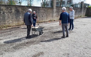 Préparation des nouveaux terrains