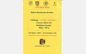 Bohars : Challenge Nicole Toullec